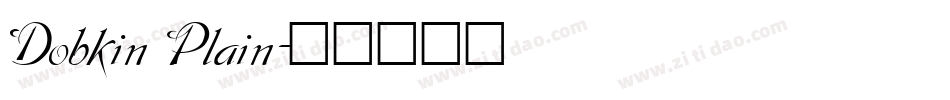 Dobkin Plain字体转换